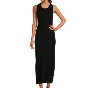 New Splendid McKayla Sleeveless Crew Neck Sheath Maxi Knit Dress